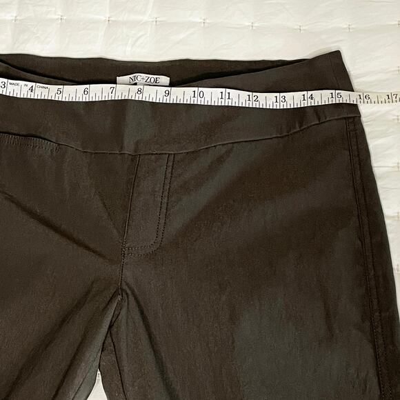 NIC+ZOE Women's Straight Leg Pants - Brown - Picture 8 of 10